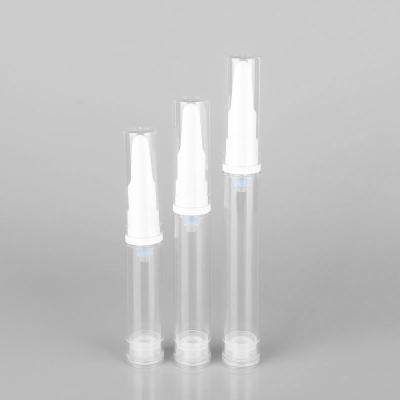 PET PP Eye Cream Plastic Airless Pump Bottles 5ml 10ml 12ml 15ml Serum Sample Bottle