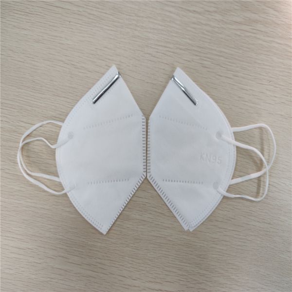 COVID 19 Protection KN95 Face Mask , Disposable Protective Mask White Color