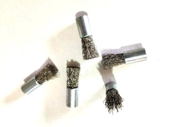 12mm OD Crimped Miniature Wire End Brush without Shank for Edge Deburring