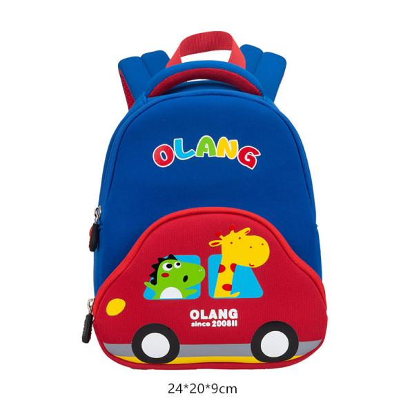 Anti Lost Waterproof Kids Backpack 3D Car Schoolbags 2 Sizes 400g