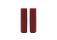 Tubo plástico do recipiente de Plum Color Cylinderical Lip Balm