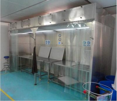 Electrolysis Plate Dispensing Booth For Dangerous Chmicals SS316 Material