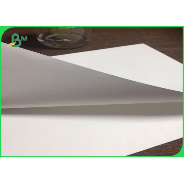 White Bleached Kraft Liner Paper Bag Rolls Food Grade 120g Tear Resistance