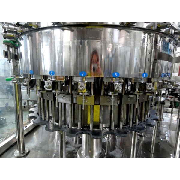 PLC Control Beverage / Carbonated Drink Filling Machine Electric Driven 380V 50HZ