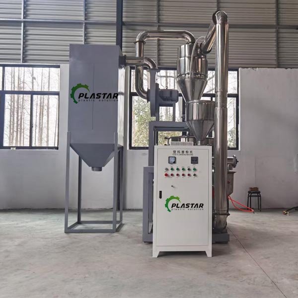 LDPE LLDPE PE PVC  Powder Mill Machine 30 Mesh Plastic Granule Pulverizer