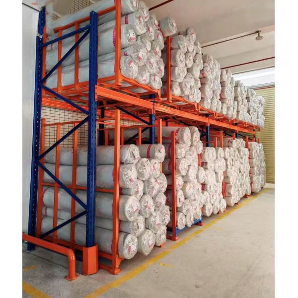 Sturdy Warehouse Storage Steel Metal Pallet Racks Orange Steel Shelf Tray