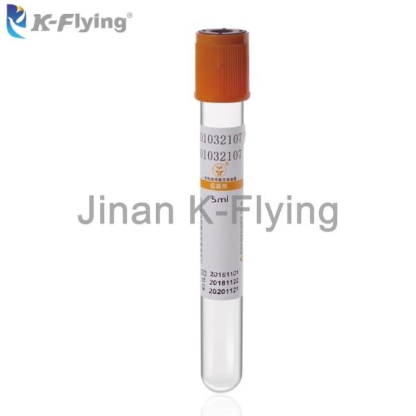 Disposable Vacuum Clot Activator Blood Collection Tube 5ml 6ml 7ml 8ml 9ml