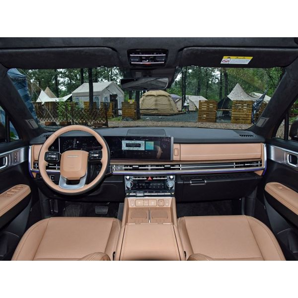 Shengda Fuel Beijing Hyundai Santafe Car Panoranic Sunroof Midsize SUV 2.0T 230hp 6 Seater Left Hand Drive