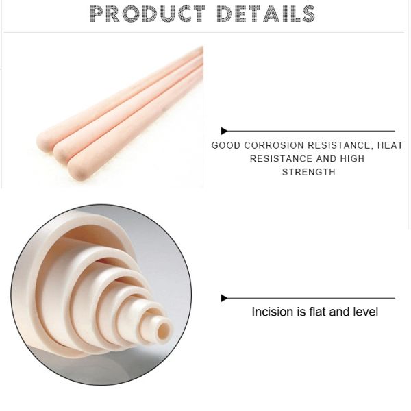 Custom Precision Machined High Purity 99.7% Al2O3 Alumina Ceramic Tube