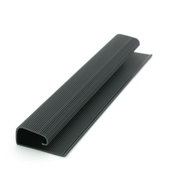 Protector de cubierta de alambre vía de carrera PVC medio redondo cable eléctrico canal de conducto, canal de cable PVC tronco