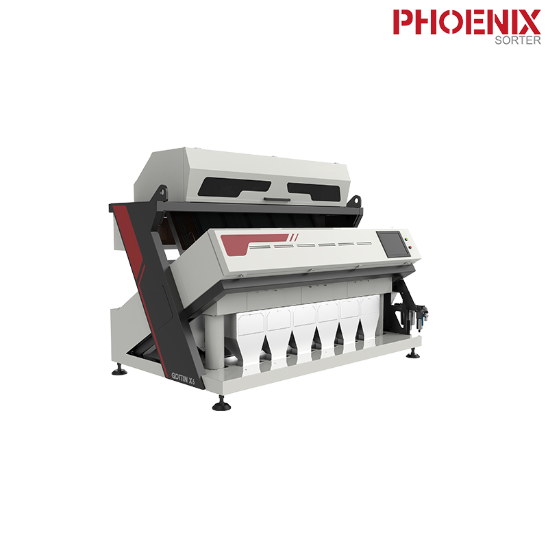 Deep Learning Mini Color Sorter 6 Chute Rice Colour Sorter 220V
