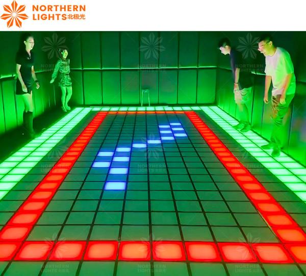 Jumping Game LED Dance Floor Tile Interativo Jogo Super Grid