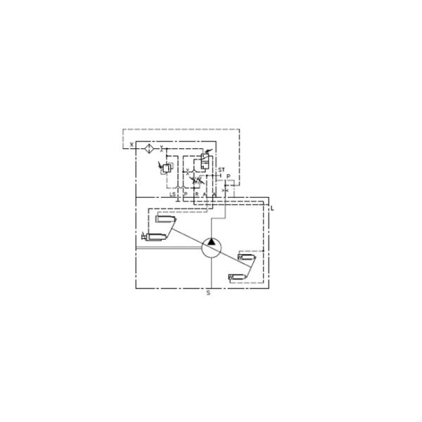 Portable Hydraulic Power Unit , Variable Displacement Axial Piston Pump Type V60N