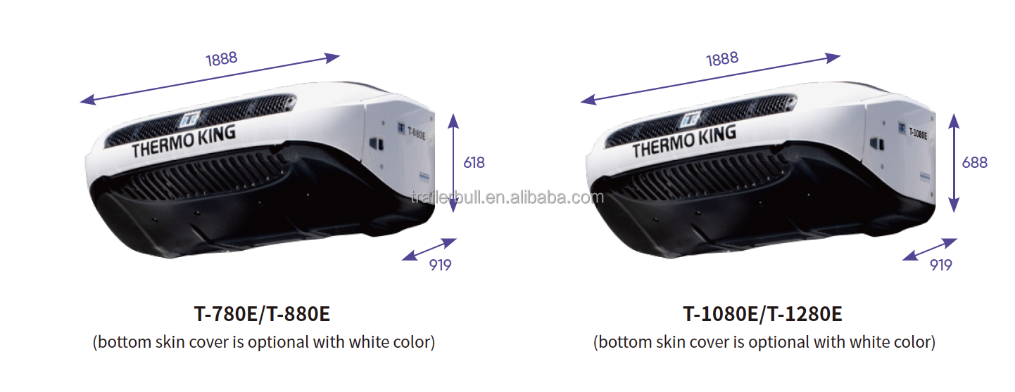 R-404A Unités de réfrigération à froid à moteur diesel pour camions congelés