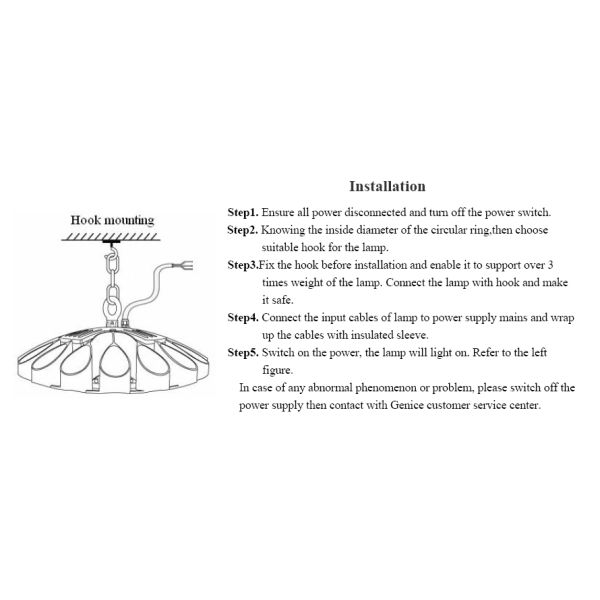 3030SMD Led High Bay 200w 240w High Bay Lighting Fixtures CRI >80 Beam 120 Degree