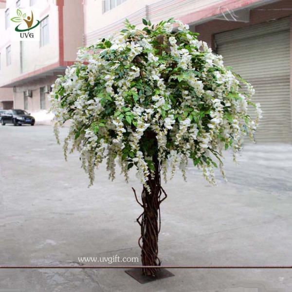 UVG CHR047 wedding decoration Artificial Wisteria Blossom Tree indoor use 8ft high