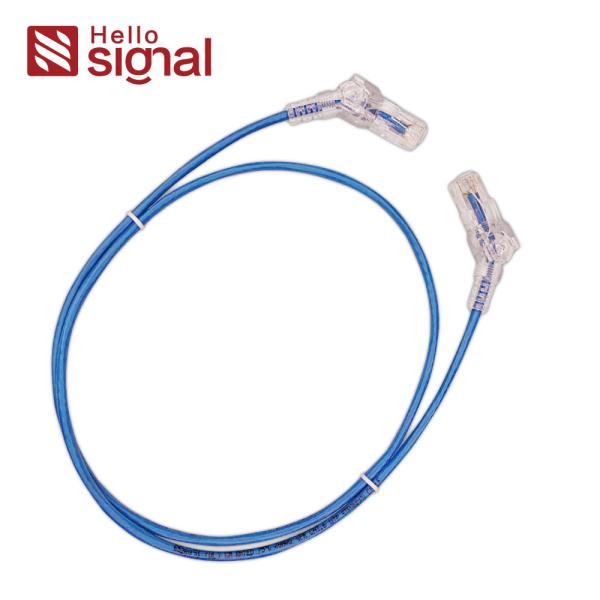 Stranded Bare Copper Conductor UTP CAT6 Patch Cord 360 Degree Stereo Rotation