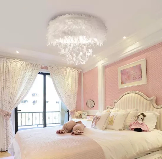High Luminous Efficiency Bedroom Pendant Lights Warm Romantic Long Life
