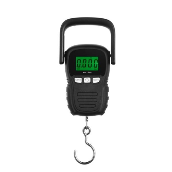 Balance numérique portable à écran LCD, mini balance suspendue en acier au carbone, balance numérique pour bagages et pêche