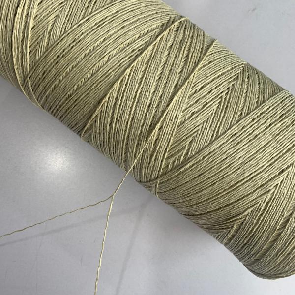 Beige Polypropylene Thread Sausage Loop Twine Fibrillated 460tex 2ply