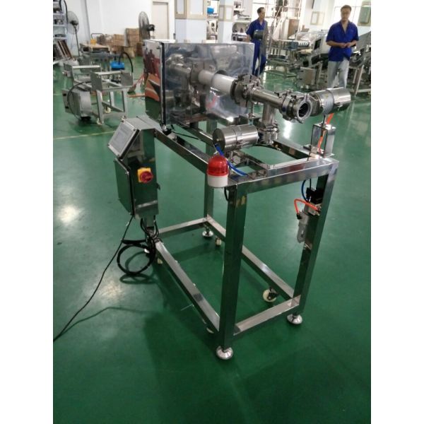 Pipeline Metal detector JL-IMD-L50 metal detector for jam,paste,sauce,milk or Liquid product inspection