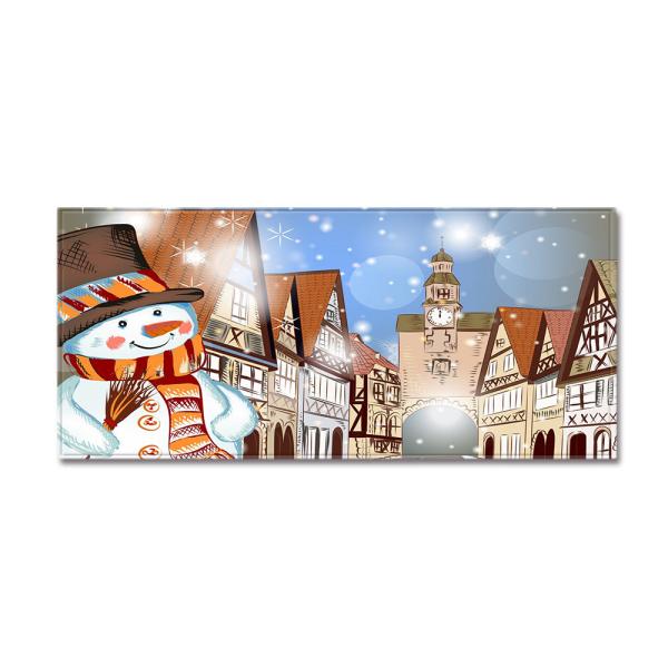 Santa Claus Kitchen Floor Mats Carpet impermeável para Sofa Area Long Strip