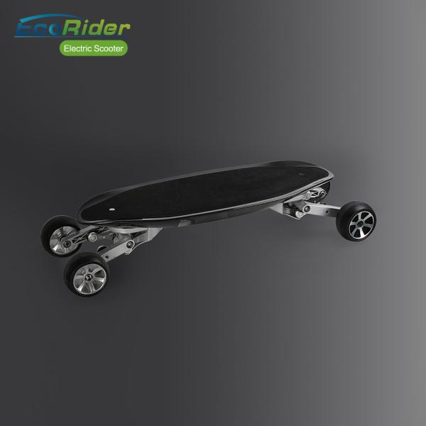 1000W 36V 4 Wheels Brushless Electric Skateboard Carbon Fiber 5 Inch Solid Tire
