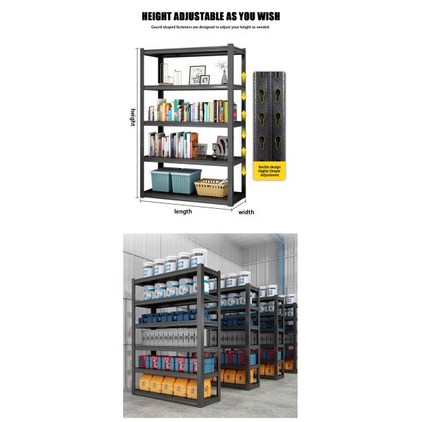 Straight Edge Boltless Metal Shelving Ideal Storage Solution For Space