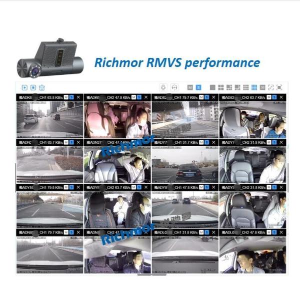 2 canais Dupla Lente HD 1080P H265 H264 4G GPS WIFI MDVR para táxi Van Truck