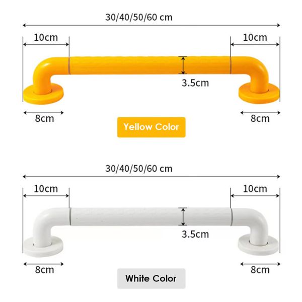 Modern Wall Mount Stainless Steel Grab Bar For Bathtubs Showers Toilet