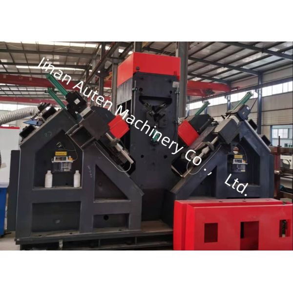 40m/Min Angle Feeding Speed Cnc Steel Metal Drilling Machine Line 3pcs Drill On Each Side