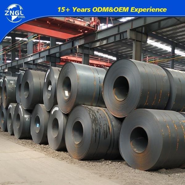 SS400 Q235 Q355 A36 Grade50 S235jr 2 mm 3 mm à 12 mm HRC souple Ms Black Carbon Strip Slite Coil/Blade