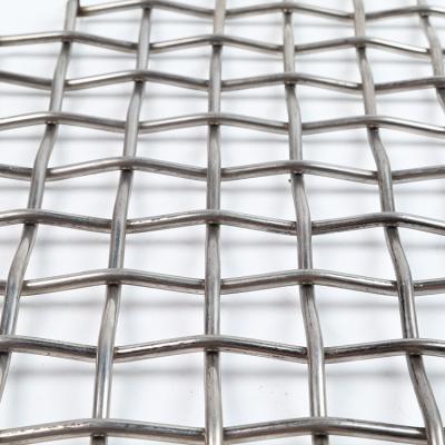 Industrial Titanium Mesh Filtration Filters Plain Weave Crimped Mesh Woven Decoiling