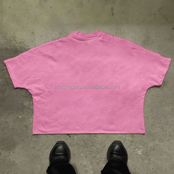 Oversized Boxy T Shirt Men'S High Street Style T Shirt Heavyweight Cotton Graphic Boxy Tee Men