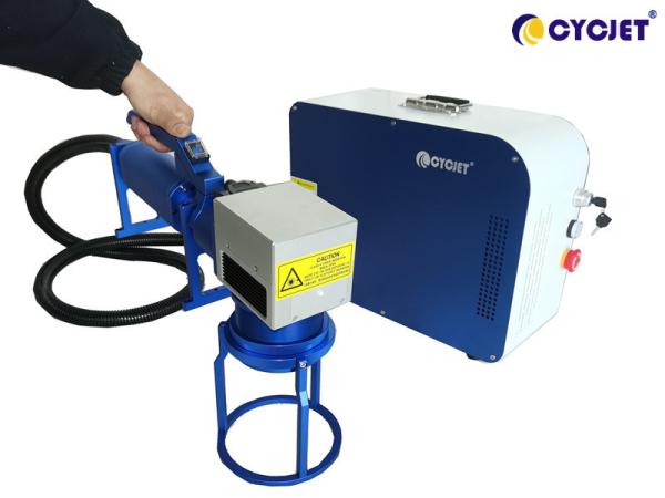 Máquina Handheld portátil da codificação e da marcação do laser da fibra de CYCJET 20W para o metal