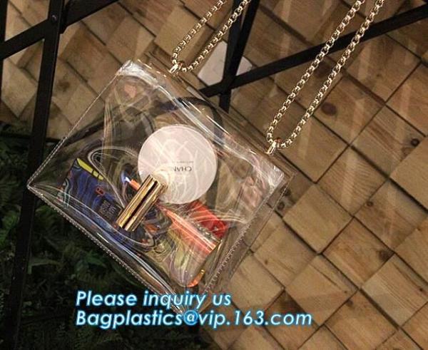 Waterproof Tote Bag for Teen Fashion And Classy woman, Durable Clear Pvc Zipper Bag Backpack For Best Price, PVC Shoulde