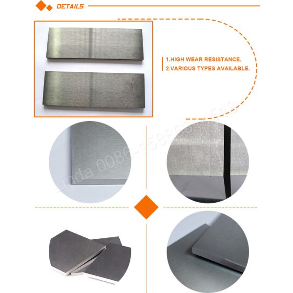 Hard Metal Tungsten Tungsten Carbide Sheet For Forming Cutter / Wear Parts
