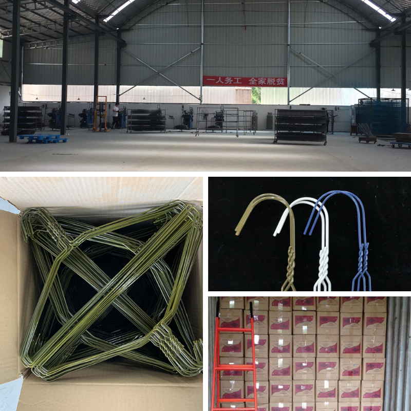 Powder Coating Wire Pants Hangers , Laundry Stainless Steel Laundry Hanger