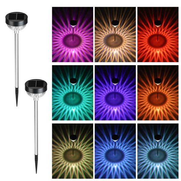 Декоративные солнечные лампы для газона Наружные солнечные садовые лампы для двора