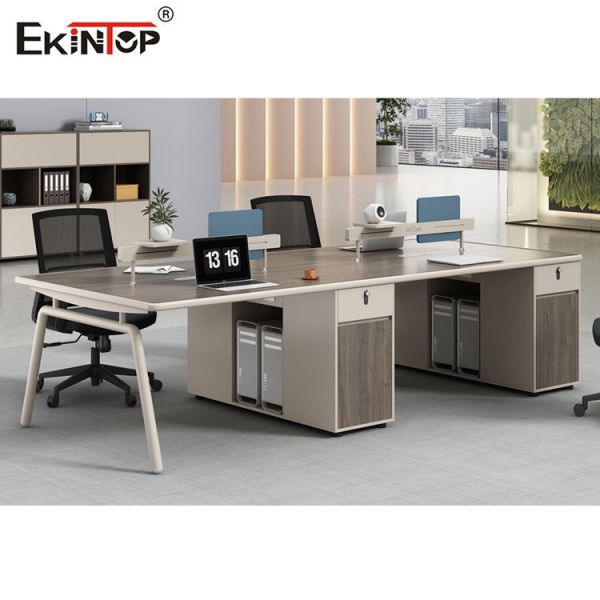 Staff Modular Cubicle Workstation , Modern Office Desk Workstation
