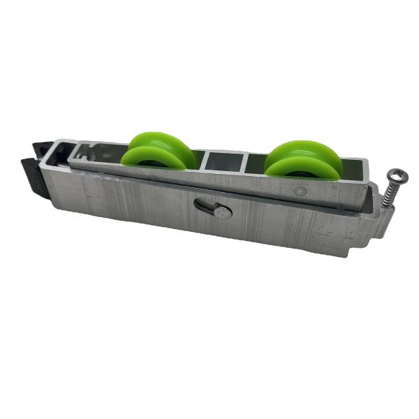 19mm and 22mm width Aluminum Housing Sliding Door Bottom Rollers Heavy Duty ODM