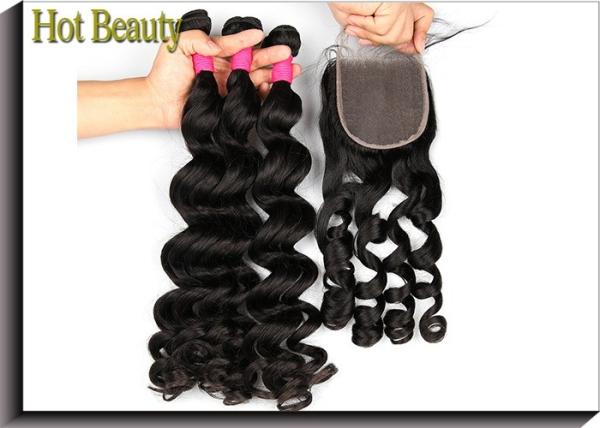 18 Inch Brazilian Human Hair Bundles /  Brazilian Deep Curly Hair
