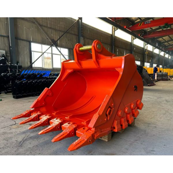 Premium Steel Excavator Rock Bucket Heavy Duty Rock Bucket  Intensive Rock Digging