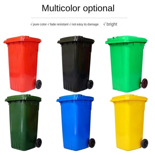 Green Plastic square Large 70l Swing Dustbin Pedal Dustbin Garbage Can
