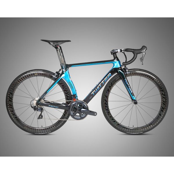Multi Color Carbon Fiber Road Bike R8000 Groupset Long Range High Carbon