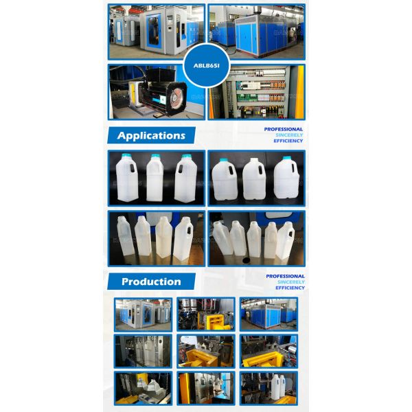 Accumulator Capacity 0 L Automatic HDPE PP Bottle Container Making Milk Bottle Plastic Processing Extrusion Blow Molding System
