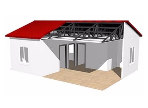 Полуфабрикат архитектурноакустический Префаб самонаводят/курортный отель домов Префаб рассказа двойника