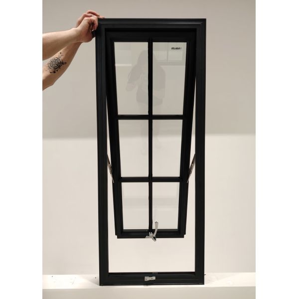 French retro style outdoor balcony with broken bridge aluminum lattice window