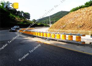 Accident de glissières de sécurité de bord de la route de jaune d'AASHTO M180