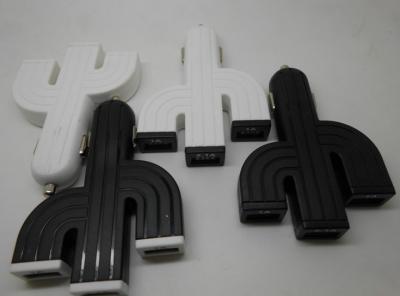 Novelty usb car charger,Cactus shaped usb car charger ,cell phone car charger